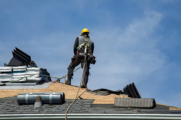 Professional Roof Replacement technician working in Colton, OR